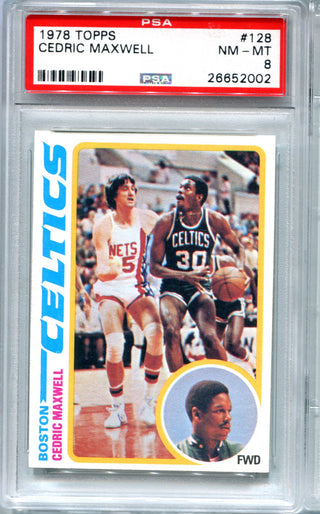 Cedric Maxwell 1978 Topps #128 PSA NM-MT 8 Card