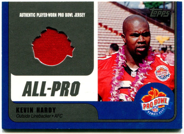 Kevin Hardy Topps All Pro Authentic Game Worn Jersey