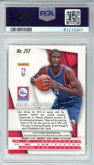 Joel Embiid  2014 Panini Prizm Card #253 (PSA EX 5)