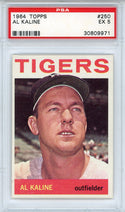 Al Kaline 1964 Topps Card #250 (PSA EX 5)