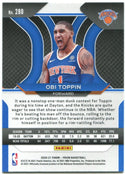 Obi Toppin Panini Prizm Rookie 2021