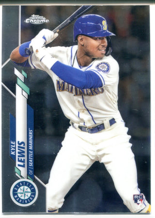 Kyle Lewis 2020 Topps Chrome Rookie Card #186