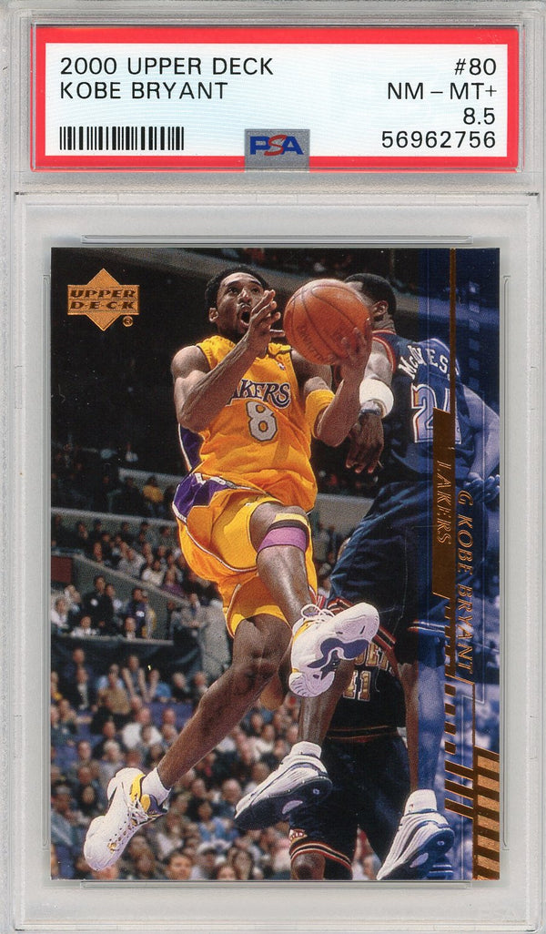 Kobe Bryant 2000 Upper Deck Card #80 (PSA)