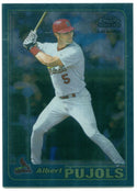 Albert Pujols 2001 Topps Chrome Rookie Card #596