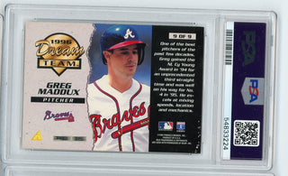 Greg Maddux 1996 Score Dream Team #9 PSA NM-MT 8 Card