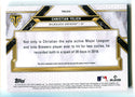 Christian Yelich 2021 Topps Triple Threads #ttrcy3 jersey card /18