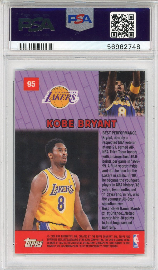 Kobe Bryant 1999 Bowman's Best Card #95 (PSA)