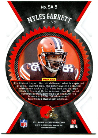 2021 Myles Garrett Panini Seal Of Approval