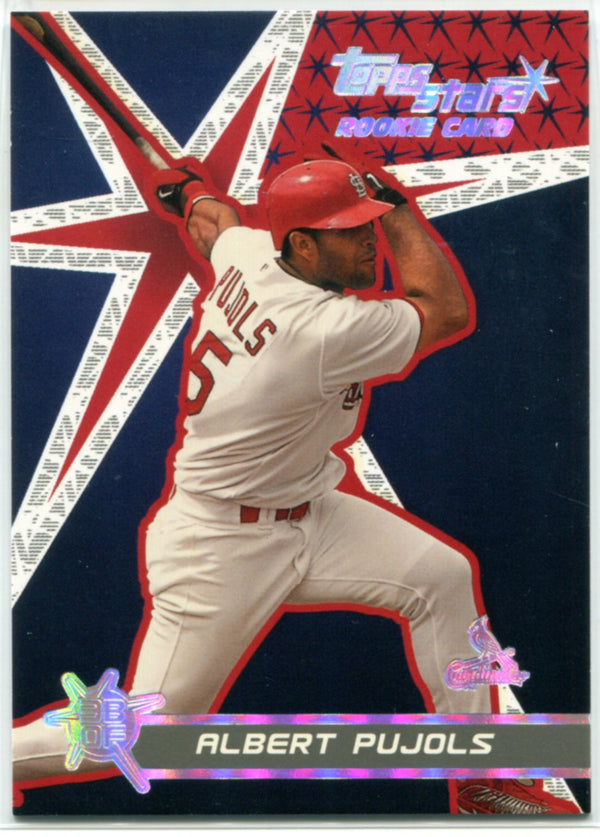 Albert Pujols 2001 Topps Stars Rookie Card #198