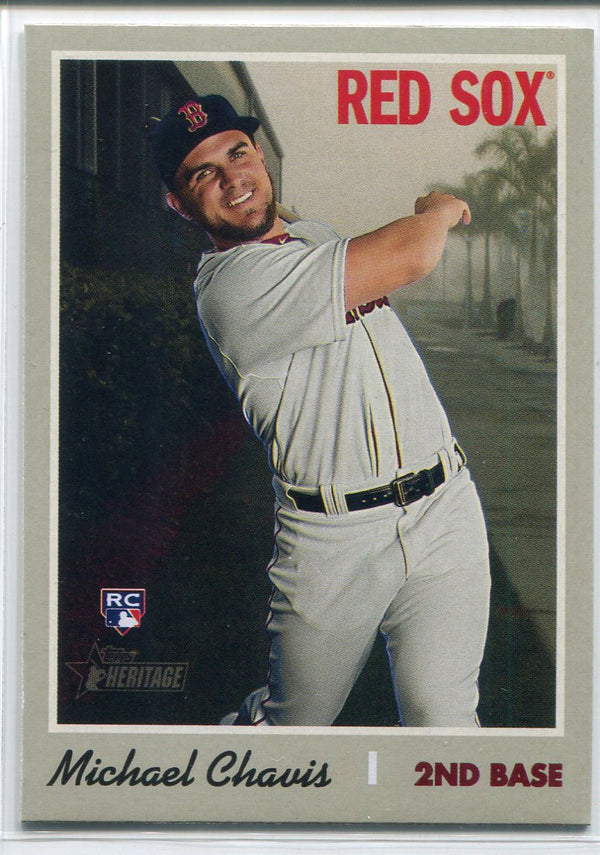 Michael Chavis 2019 Topps Heritage Rookie Card