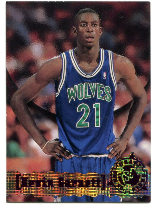 Kevin Garnett 1996 Topps Stadium Club #343 Card