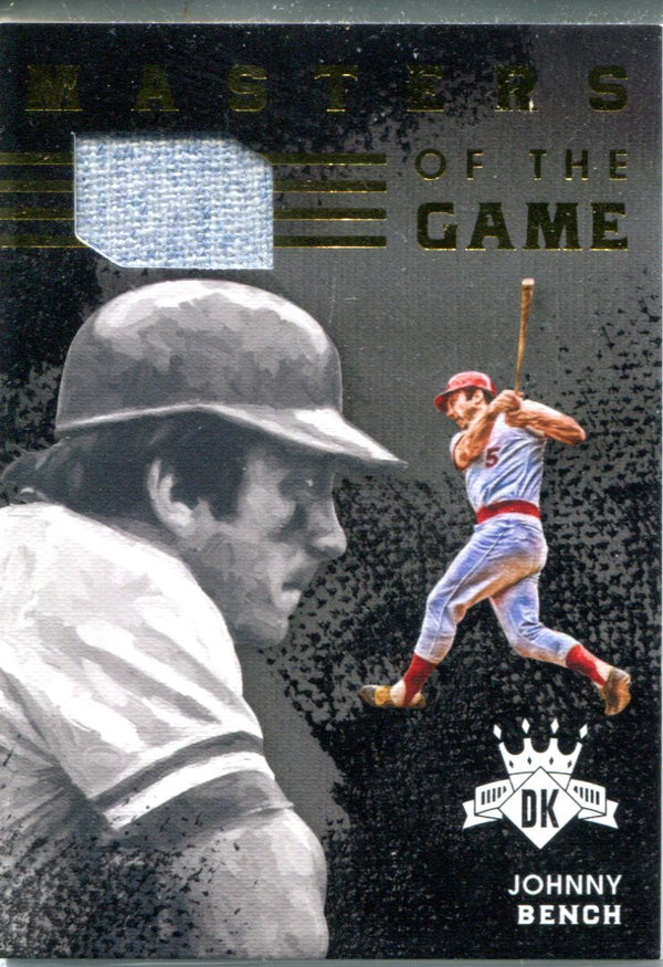 Johnny Bench 2016 Panini Masters of the Game Relic Card #16/99