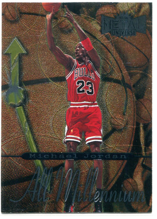 Michael Jordan 1997-98 Fleer Metal Universe All Millennium Card #5