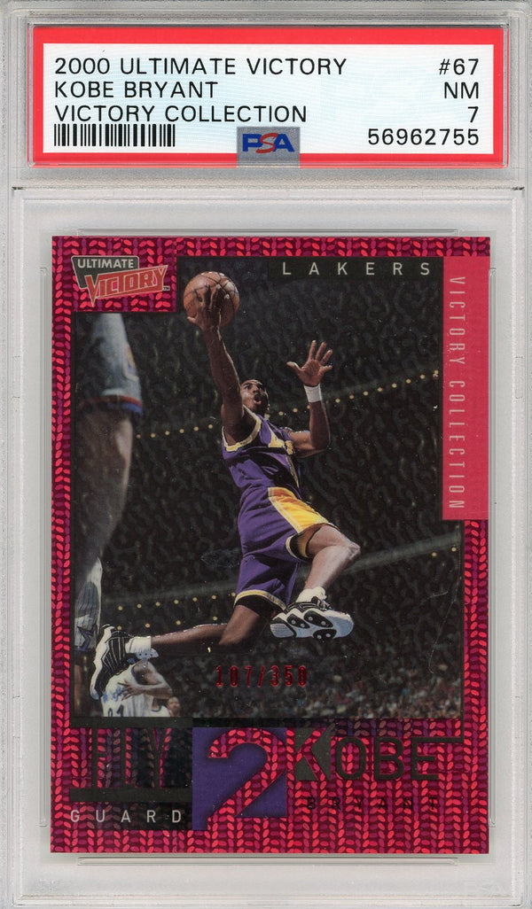 Kobe Bryant 2000 Ultimate Victory Collection Card #67 (PSA)