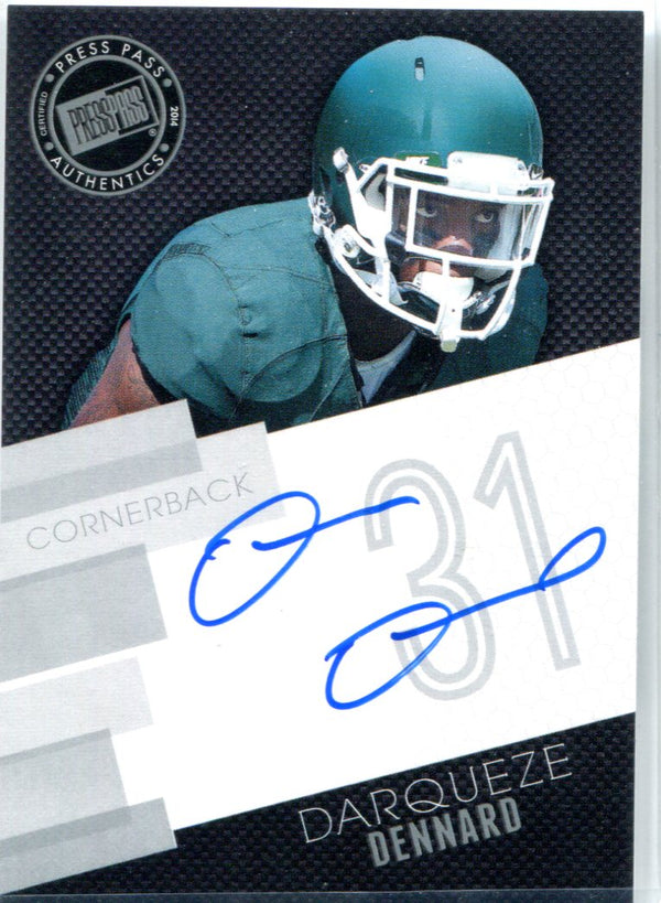 Darqueze Dennard 2014 Press Pass Autographed Card