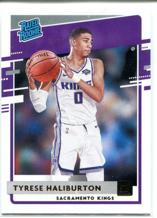 Tyrese Haliburton 2020-2021 Panini Donruss Rated Rookie Card #251