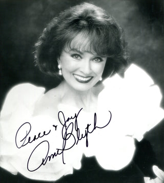 Ann Blyth Autographed Black & White 8x10 Photo