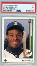 Ken Griffey jr. 1989 Upper Deck #1 PSA NM 7 RC