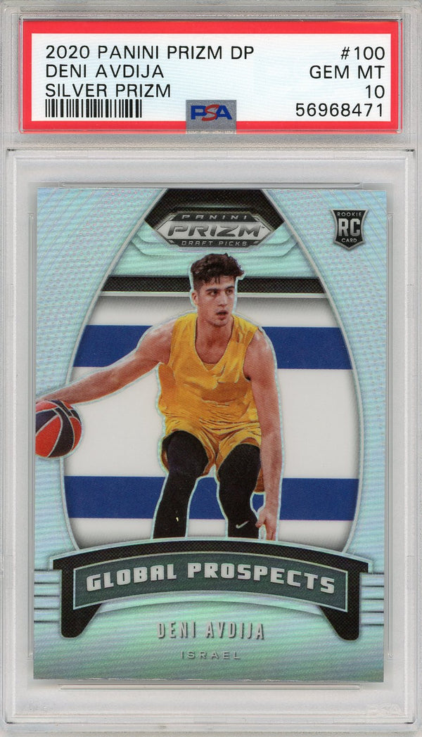 Deni Avdija 2020 Panini Prizm DP Silver Rookie Card #100 (PSA)