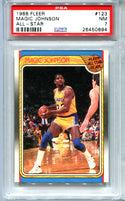 Magic Johnson 1988 Fleer #123 PSA NM 7 Card