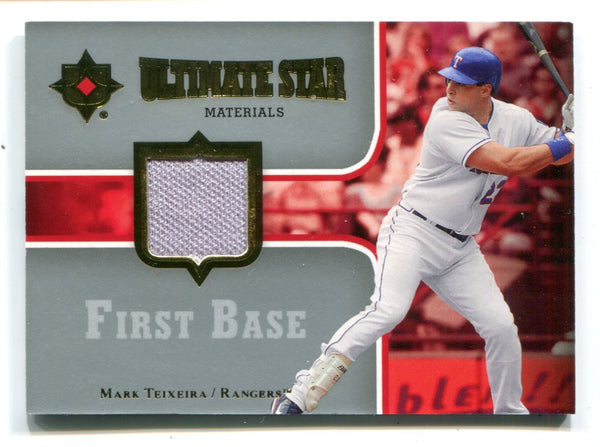 Mark Teixeira 2007 Upper Deck Ultimate Collection Star Material Jersey Card