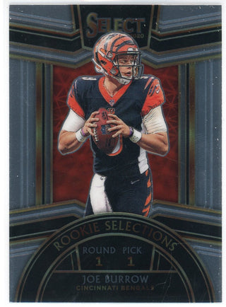 Joe Burrow 2020 Panini Select Rookie Selections Card #RS-1