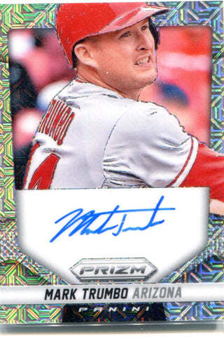 Mark Trumbo 2014 Panini Prizm Autographed Card #35/75