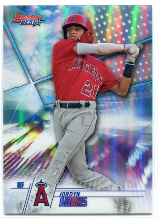 Jordyn Adams 2018 Bowman's Best Refractor Rookie Card