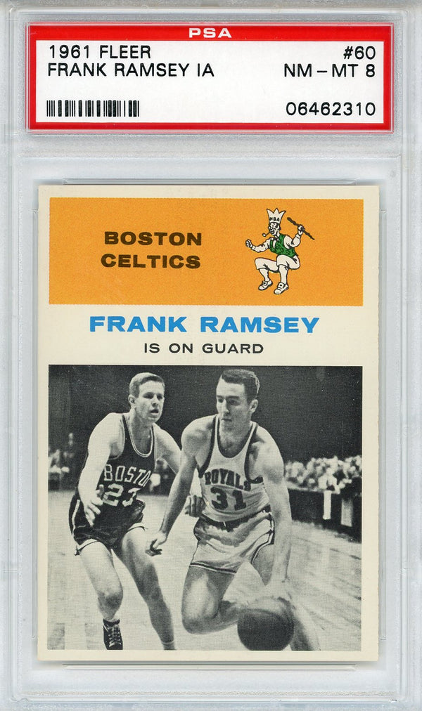 Frank Ramsey 1961 Fleer Card #60 (PSA NM-MT 8)