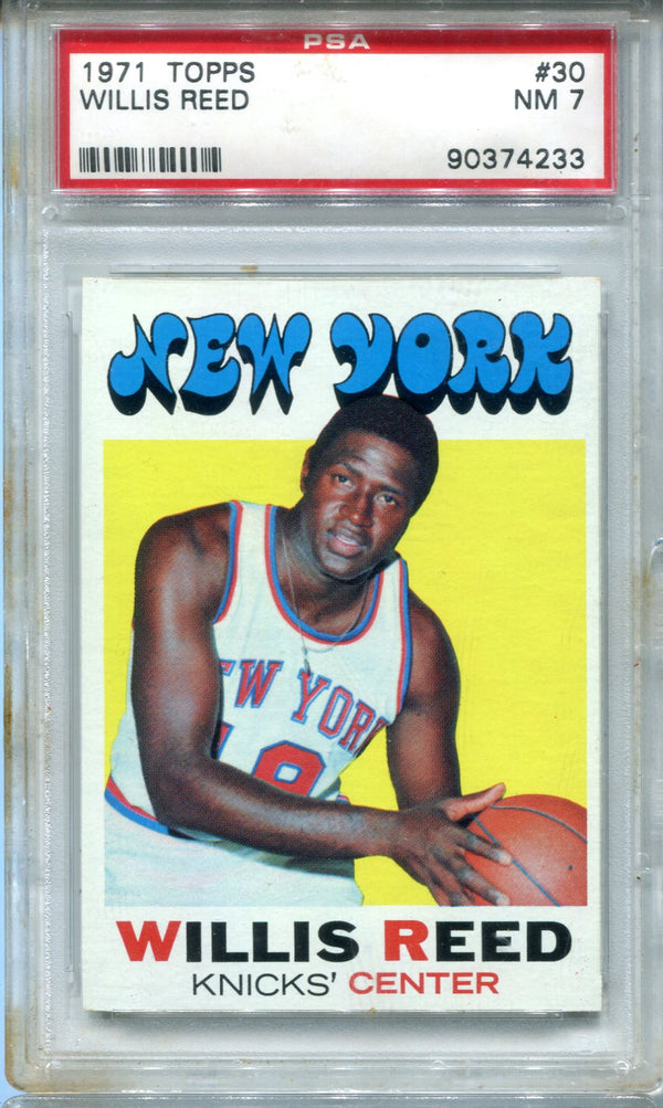 Willis Reed 1971 Topps #20 PSA 7 Card