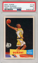 Kevin Durant 2007 Topps 1957-58 Variation PSA MINT 9 RC