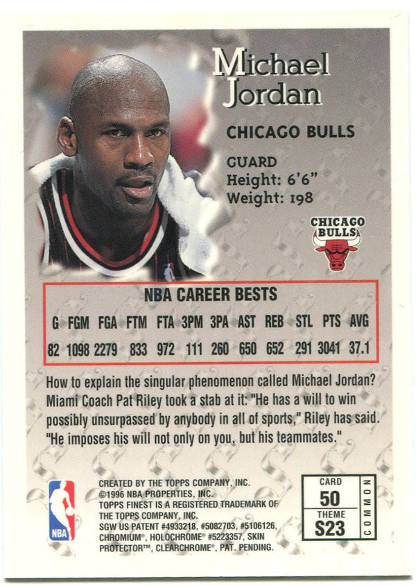 Michael Jordan Topps Finest Sterling