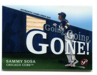 Sammy Sosa 2004 Topps Pristine Going going gone #GGGSS Card