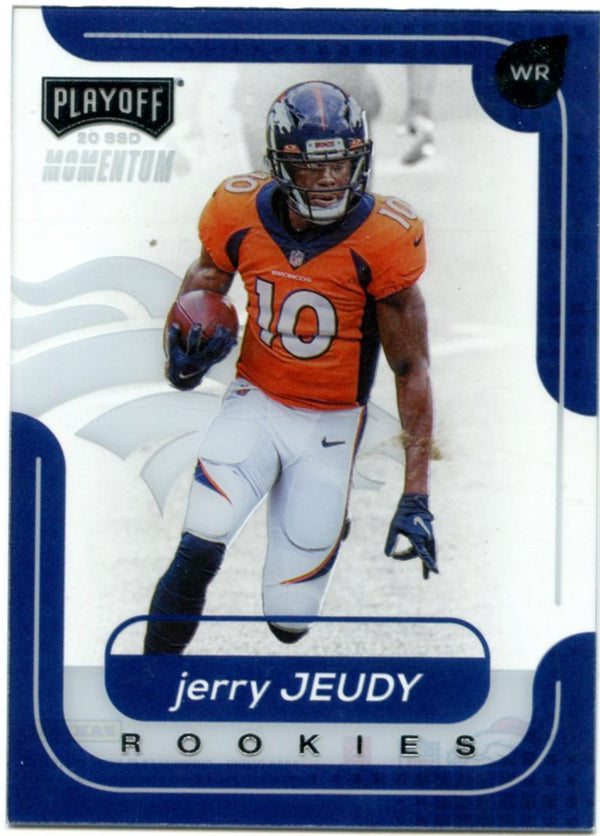 Jerry Jeudy Panini Playoff 20 SSD Momentum Rookie Card 2020