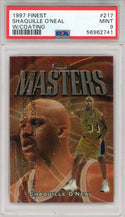 Shaquille O'Neal 1997 Topps Finest W/ Coating Card #217 (PSA)