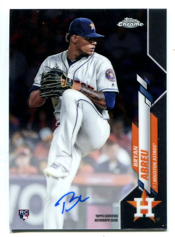 Bryan Abreau 2020 Topps Chrome #RABA Autographed Card