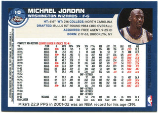 Michael Jordan Topps Chrome 2002