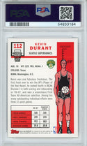 Kevin Durant 2007 Topps 1957-58 Variation PSA MINT 9 RC