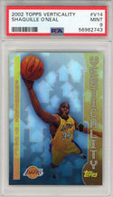 Shaquille O'Neal 2002 Topps Verticality Card #V14 (PSA)