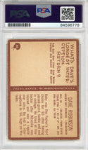 Dave Robinson "HOF 2013" Autographed 1967 Philadelphia Card (PSA Auto Grade 10)