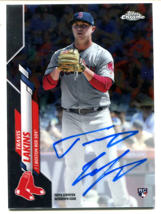 Travis Lakins 2020 Topps Chrome #RATLA Autographed Card