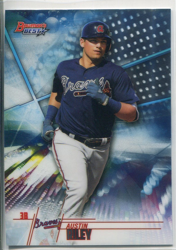 Austin Riley 2018 Bowman's Best Rookie Card