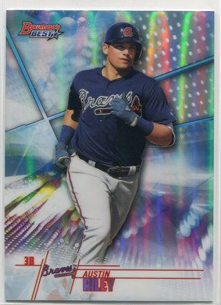 Austin Riley 2018 Bowman's Best Refractor Rookie Card