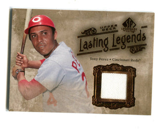 Tony Perez 2001 Upper Deck Heroes of Baseball Bat Card #BTP Card