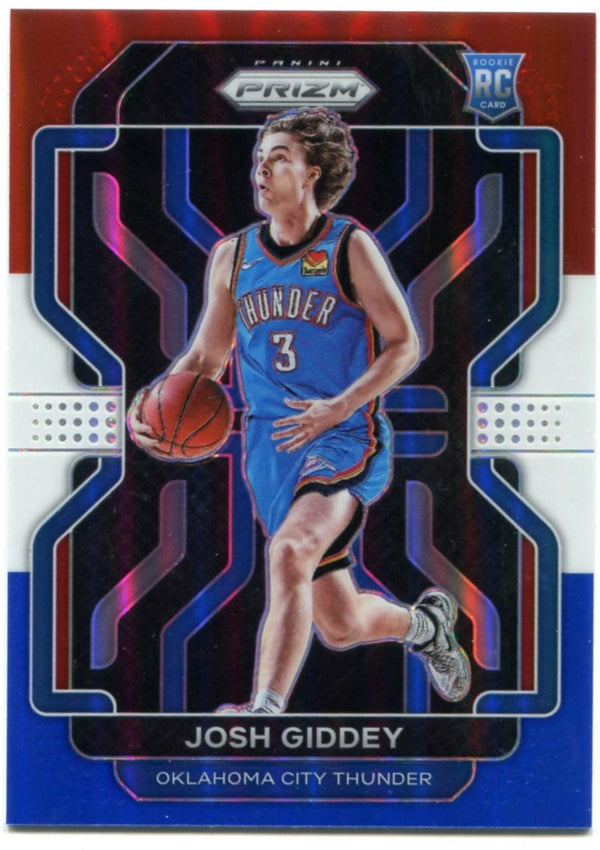 Josh Giddey Panini Prizm Red White & Blue Rookie