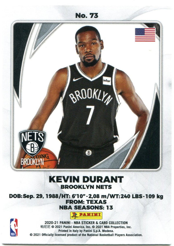 Kevin Durant Panini NBA Sticker and Card Collection