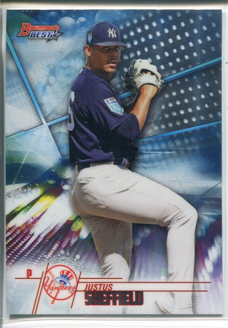 Justus Sheffield 2018 Bowman's Best Rookie Card