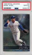 Derek Jeter 1996 Fleer Metal Universe Card #87 (PSA)