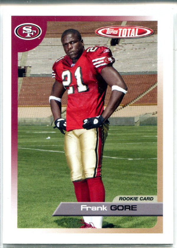 Frank Gore 2005 Topps Total Rookie Card