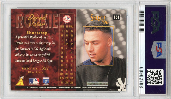 Derek Jeter 1996 Select Card #161 (PSA)